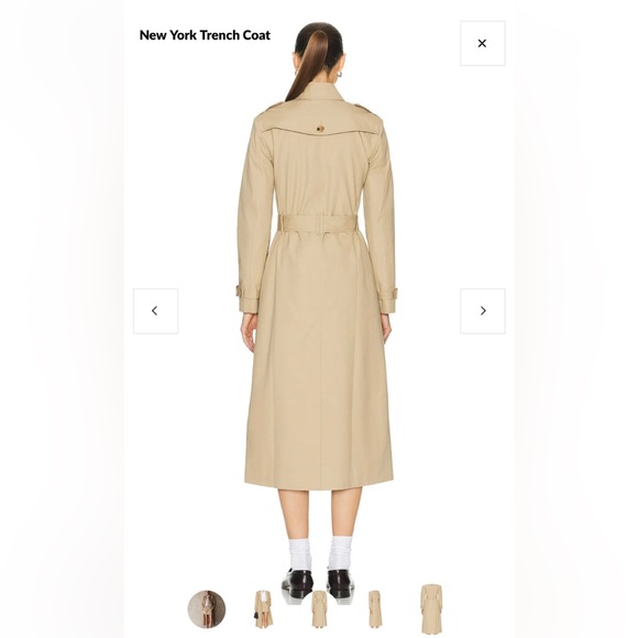 SANS FAFF New York Trench Coat in Camel - Picture 7 of 17